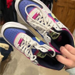 Nike Blue and Pink Athletic Shoes